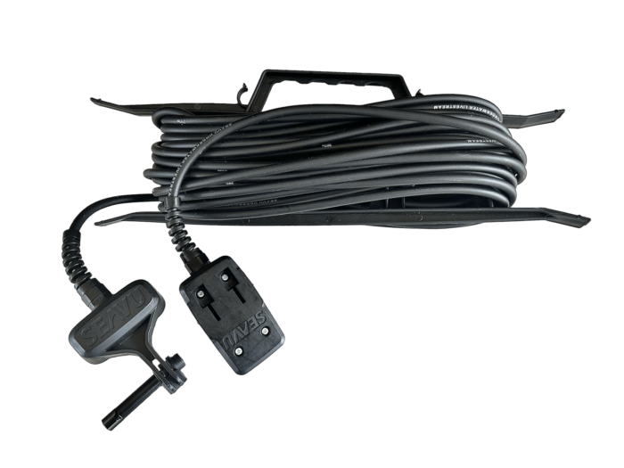 Seavu Seeker Livestream 电缆，包括接收器、电缆和发射器，用于传输 wifi 和蓝牙